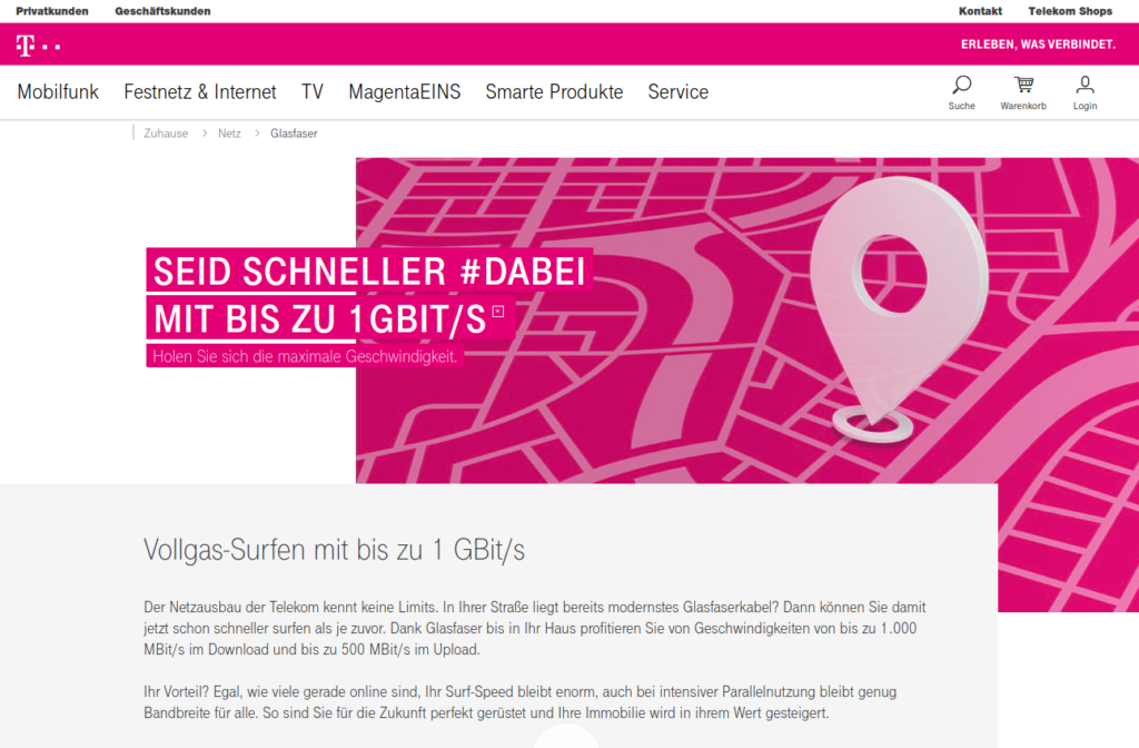 Telekom Glasfaser